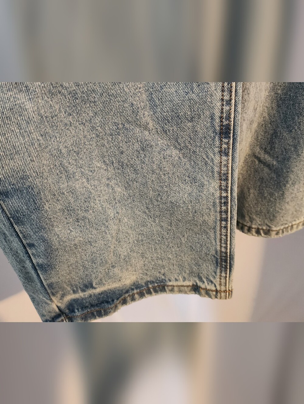 MICAS Women's High-Rise Straight Leg Jeans in Light Blue Wash Sz L 8-10 - Picture 5 of 14